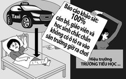 Vụ HS gãy chân: hiệu trưởng "mới nhớ ra" có đi taxi vào trường