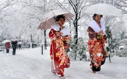 Ngắm Kyoto đẹp như cổ tích mùa tuyết rơi