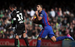 ​Trọng tài mắc sai lầm, Barcelona bị Betis cầm chân