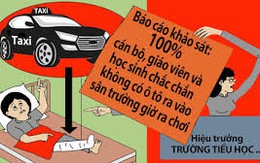 Phạt tài xế taxi đụng gãy chân học sinh ​2,5 triệu đồng