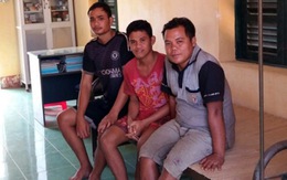 Cứu 3 thuyền viên Indonesia trôi dạt trên biển