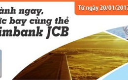 Phát hành ngay, thỏa sức bay cùng thẻ Jetstar - Eximbank JCB