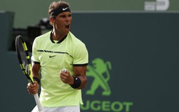 ​Nadal vất vả vào vòng 4 Miami Master 2017