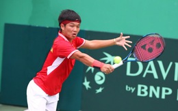 ​Hoàng Thiên chấn thương, tuyển VN đối mặt nguy cơ rớt hạng tại Davis Cup