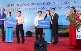 Ninh Thuận khởi công nhà máy điện gió Đầm Nại 1.523 tỉ đồng