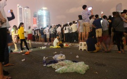 ​Sau pháo hoa, đường phố Đà Nẵng ngập rác