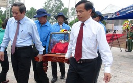 An táng 26 hài cốt liệt sĩ Việt Nam hi sinh ở Lào