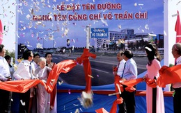 Đường dẫn vào cao tốc Trung Lương mang tên ông Võ Trần Chí