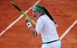 Hạ Wozniacki, Ostapenko gặp Bacsinszky ở bán kết Roland Garros