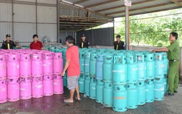 Tây Ninh tạm giữ thêm 200 vỏ bình gas nghi nhãn hiệu giả