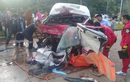Tai nạn ở Thái Lan, hai người Việt suýt mất mạng