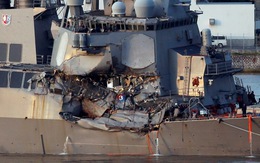 Tàu Mỹ bị đâm thủng: 7 thủy thủ được xác nhận đã thiệt mạng