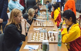 Tuyển cờ vua nữ VN thua 1-3 trước Ukraine