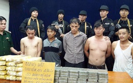 Bắt 40 bánh heroin và 120.000 viên ma túy tổng hợp