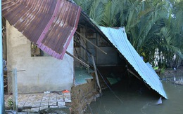 5 căn nhà tại TP.HCM bị cuốn xuống sông trong đêm