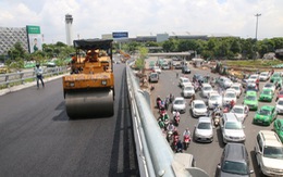 Sắp thông xe cầu vượt cửa ngõ sân bay Tân Sơn Nhất