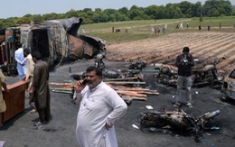 Vụ nổ xe xăng ở Pakistan: số người thiệt mạng đã lên 206