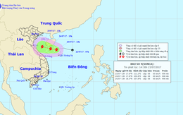 Xuất hiện bão số 4 trên biển, hướng về Thanh Hóa - Quảng Bình
