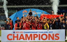 Hạ Thái Lan, U-15 VN vô địch Đông Nam Á