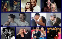 10 cặp Hollywood nảy sinh tình cảm khi chạm mặt nhau trên trường quay