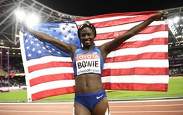Bứt phá thần tốc, Bowie đoạt HCV chạy 100m nữ