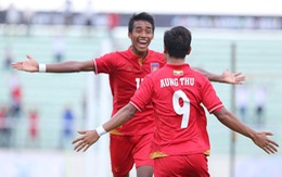 U-22 Myanmar đá bại Singapore ở trận khai mạc SEA Games 29