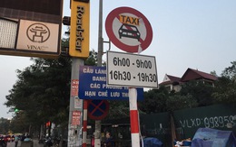 ​Hà Nội: Hàng loạt tuyến phố cấm taxi hoạt động