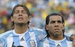 ​Tevez bị cáo buộc dùng doping tại World Cup 2010