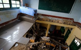 Phòng học bị sập không thuộc diện cảnh báo nguy hiểm