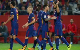 ​Barca thắng đậm nhờ 2 bàn phản lưới nhà của Girona