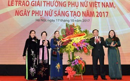 10 phụ nữ tiêu biểu nhận giải thưởng Phụ nữ VN 2017