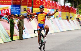 Quốc Cường thắng chặng 1 Giải đua xe đạp Truyền hình Bình Dương