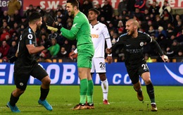 ​Đè bẹp Swansea, M.C lập kỷ lục mới tại Premier League