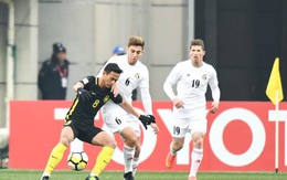 ​U-23 Malaysia cầm chân Jordan nhờ quả 11m gây tranh cãi