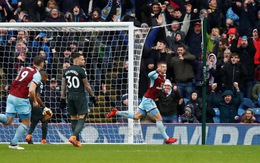 ​Burnley buộc M.C chia điểm tại Turf Moor