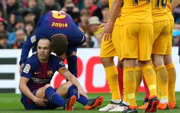 Điểm tin tối 6-3: Barcelona mất Iniesta một tháng