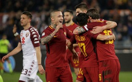 Roma đè bẹp Torino tại Olimpico