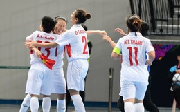 ​Tuyển futsal nữ VN vào tứ kết Giải châu Á 2018