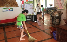 Trẻ con và quy trình làm việc nhà
