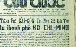 Tìm lại ý tưởng đặt tên Thành phố Hồ Chí Minh