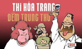 Té ngửa với giải nhất cuộc thi hóa trang Trung thu 2023