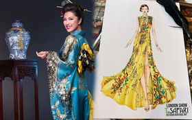 Hoa hậu Nhật cùng bộ sưu tập di sản Việt đến London Fashion Week