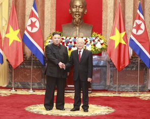 Lãnh đạo Triều Tiên Kim Jong Un chúc mừng Tổng bí thư, Chủ tịch nước Nguyễn Phú Trọng