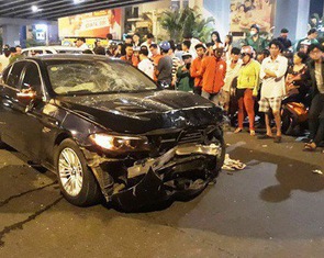 Bắt tạm giam nữ lái xe BMW say rượu tông chết người