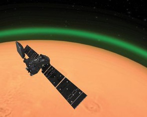 Phát hiện lớp khí oxy sáng xanh trên sao Hỏa