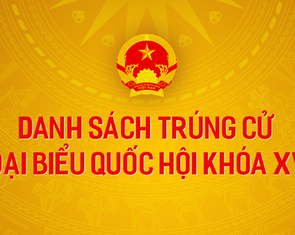 Danh sách trúng cử đại biểu Quốc hội khóa XV