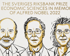 Nobel Kinh tế được trao cho 'nghiên cứu về ngân hàng và khủng hoảng kinh tế'