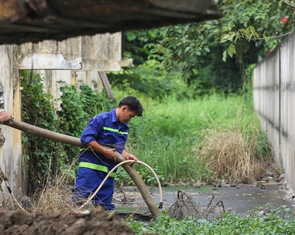 Khai quật khu đất 4.000m2, nơi Công ty Sài Gòn Group xả bậy chất thải hầm cầu