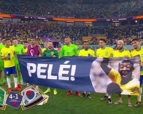 Pele xem Brazil đại thắng Hàn Quốc ở bệnh viện