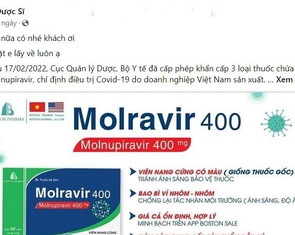 'Chợ mạng' bán thuốc Molnupiravir như bán rau, mỗi nơi một giá